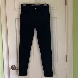 American Eagle black jegging size 4